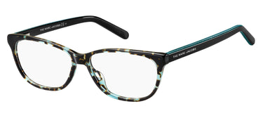 Designer Women Marc Jacobs Eyeglasses: MARC 462 - Teal- SpecSMART Eye Clinic (Diagonal View)